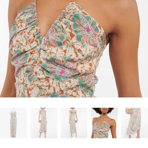 Veronica Beard Aldana Floral Silk-blend Dress